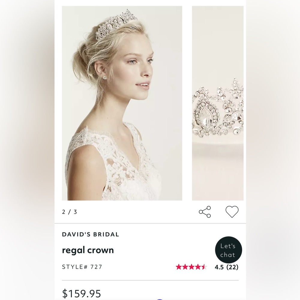 David’s Bridal Crown - Picture 2 of 10